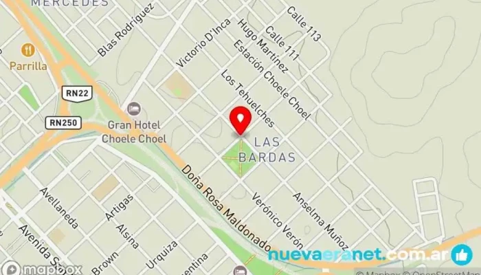 mapa de Nissi Panadería en Choele-choel