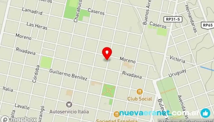 mapa de Nitub Saic Comercio en Las Rosas