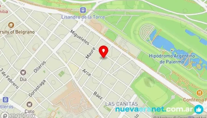 mapa de Nomada cañitas (N1) Panadería en Cdad. Autónoma de Buenos Aires