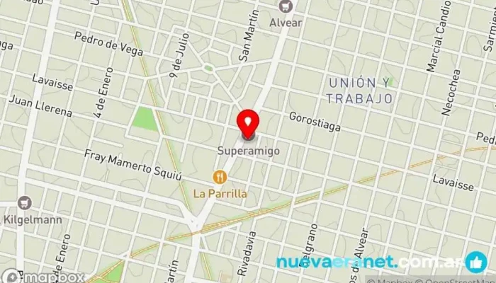 mapa de Novo Nonino Panadería en Santa Fe de la Vera Cruz
