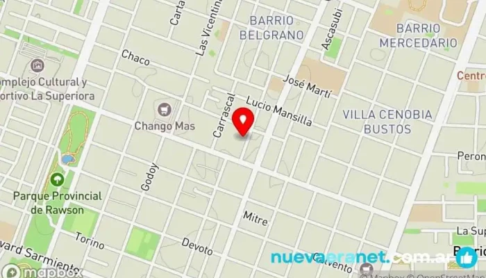 mapa de Nueva Panaderia Vila SRL Panadería en Villa Krause