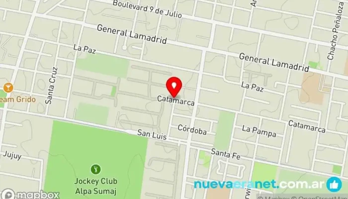 mapa de Nuevo Country del Golf Complejo de viviendas en Yerba Buena
