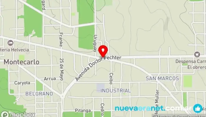 mapa de Numa | Pasteleria para Eventos Pastelería en Montecarlo