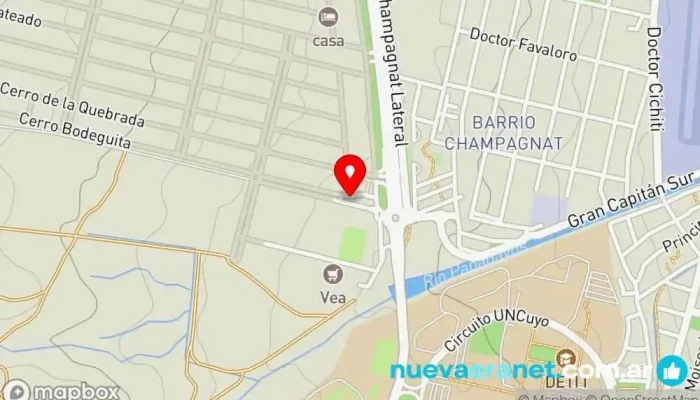 mapa de Nüss | Dalvian Cafetería, Panadería, Pastelería, Cibercafé, Pastelería especializada en tartas nupciales en Mendoza