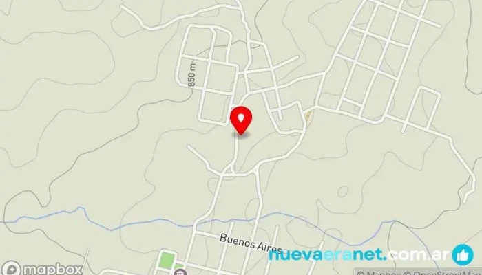 mapa de OgasPascuiniHouse Casa rural en Achiras