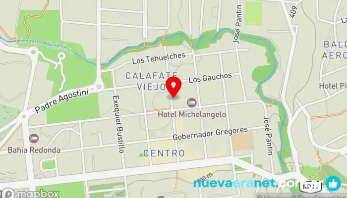 mapa de Padaria Panadería en El Calafate