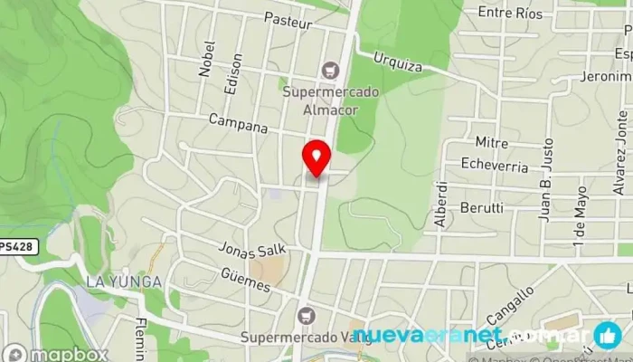 mapa de Pagot Inmobiliaria Agentes inmobiliarios, Casa de subastas, Compraventa de automóviles, Establecimiento de depósito y venta en Salsipuedes