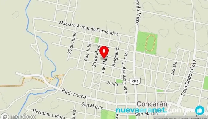 mapa de Pan Artesanal Ogas Panadería en Concaran