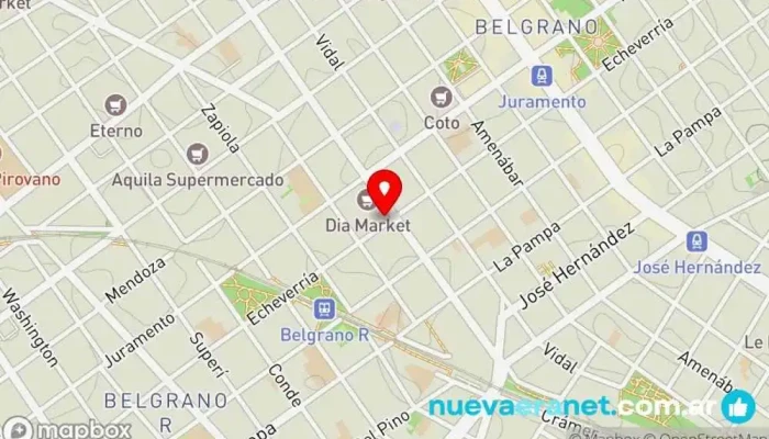 mapa de Pan & Canela Cafetería, Panadería en DSA