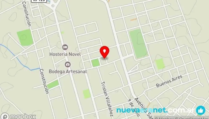 mapa de Pan casero doña Mari Panadería en Tinogasta