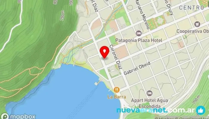 mapa de Pan Con Chocolate Panadería en San Martín de los Andes