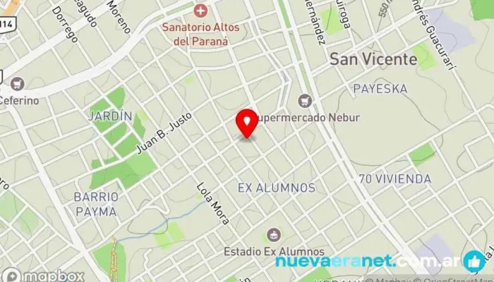 mapa de Pan y Canela Pastelería en San Vicente