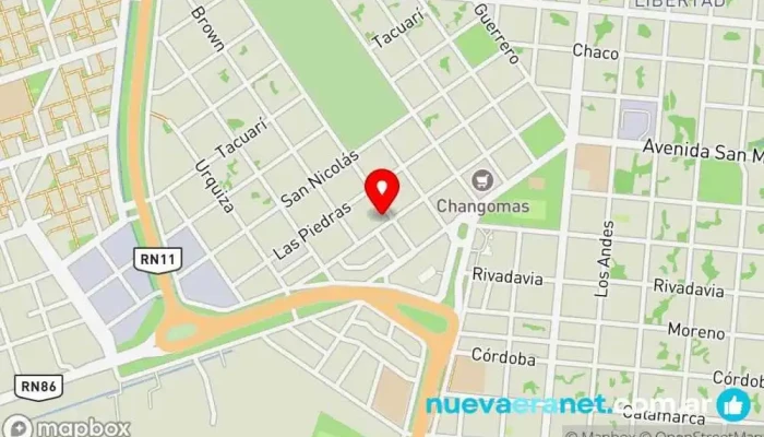 mapa de Panaderia 2 De Agosto Panadería en Clorinda