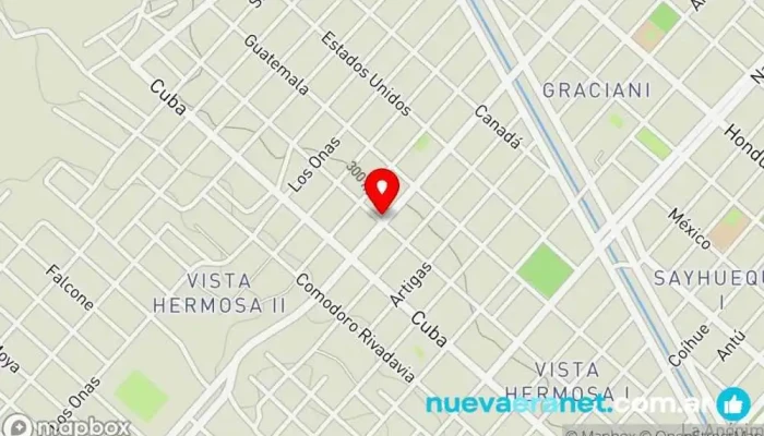 mapa de Panaderia 4 de Agosto Panadería en Centenario