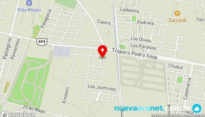 mapa de Panaderia 4 hermanos Panadería en Maipú