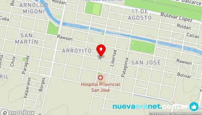 mapa de Panaderia Abigail Panadería en Cañada de Gomez