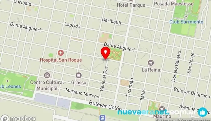 mapa de Panadería Aimar Confitería Panadería en Leones