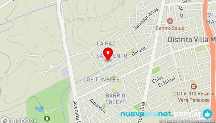 mapa de panaderia Alta pinta Panadería en Godoy Cruz