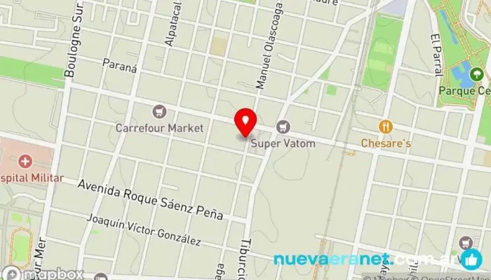 mapa de Panaderia Amanecer Panadería en Mendoza