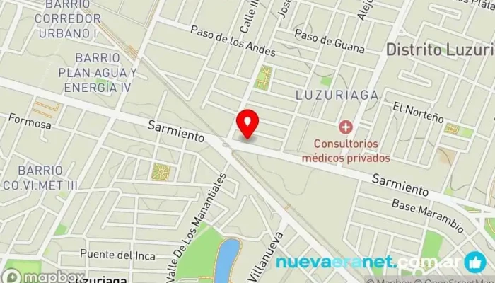 mapa de Panaderia Andalucía Panadería en Maipú