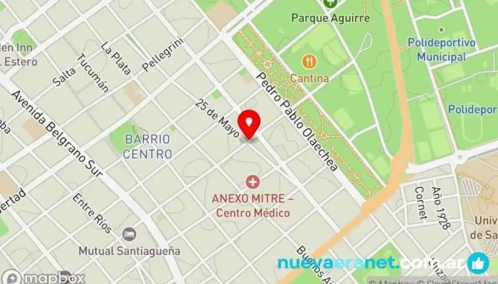 mapa de Panadería Anto Panadería en La Banda