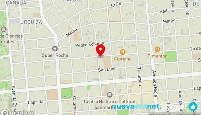 mapa de Panadería Artesanal Bailon Panadería en San Juan