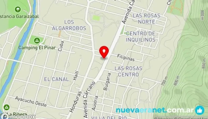 mapa de Panadería Artesanal Cruz del Sur Panadería en ABH