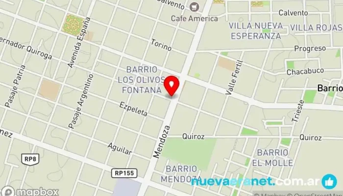 mapa de Panadería Artesanal El Abanico Panadería en Villa Krause