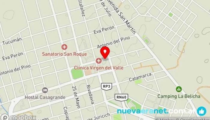 mapa de Panadería Artesanal 
