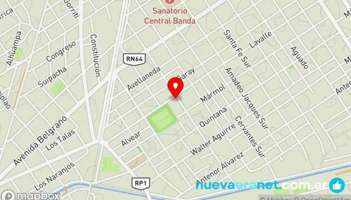 mapa de Panaderia Artesanal 