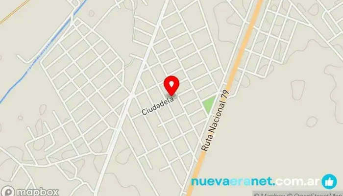 mapa de Panaderia Artesanal Panadería en Chamical