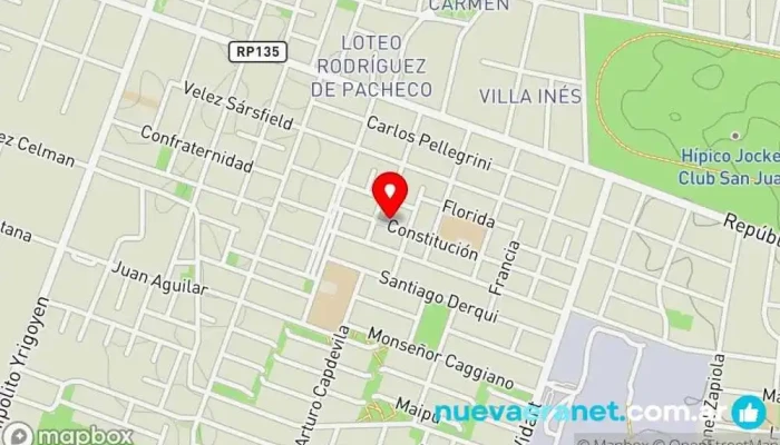 mapa de Panaderia Artesanal 