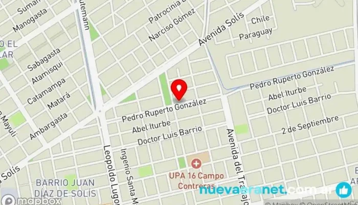 mapa de Panaderia Aylen Panadería en Santiago del Estero