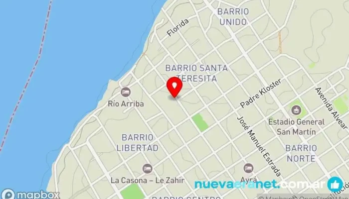 mapa de PANADERIA AZIEL Panadería en Bella Vista