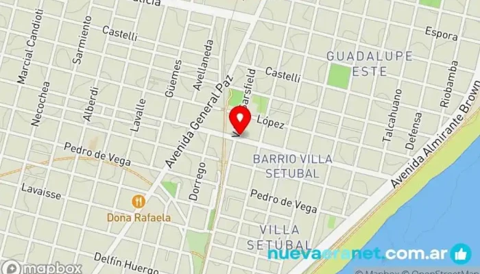 mapa de Panadería Balear Panadería en Santa Fe de la Vera Cruz