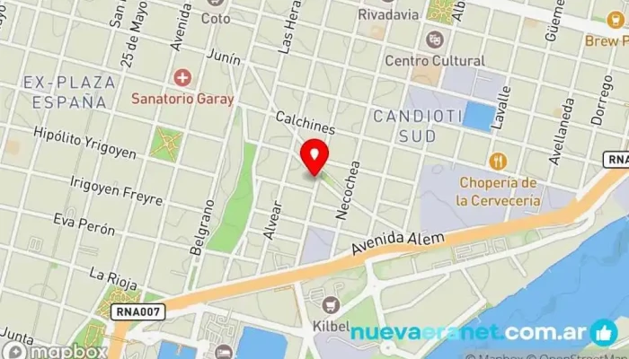 mapa de Panadería Balear Panadería en Santa Fe de la Vera Cruz