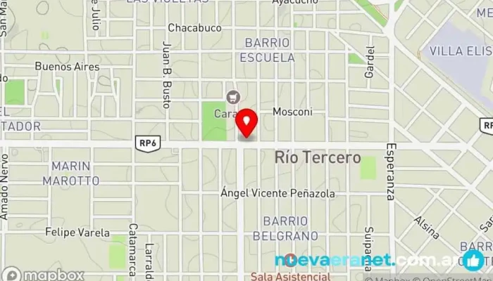 mapa de Panaderia Barachi Panadería en Río Tercero