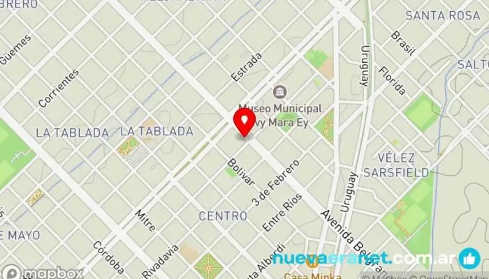 mapa de Panadería Belgrano Panadería en Chajarí