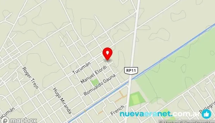 mapa de PANADERIA BENDITO PAN Panadería en La Banda