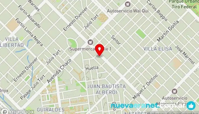 mapa de Panaderia Benjamin Panadería en Resistencia