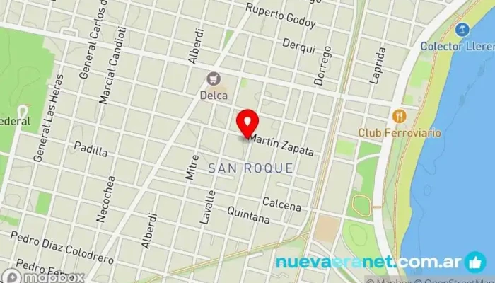 mapa de Panadería Betiana Panadería en DDG