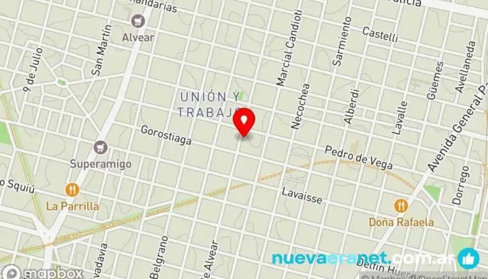 mapa de Panaderia Boneo Panadería en GWP