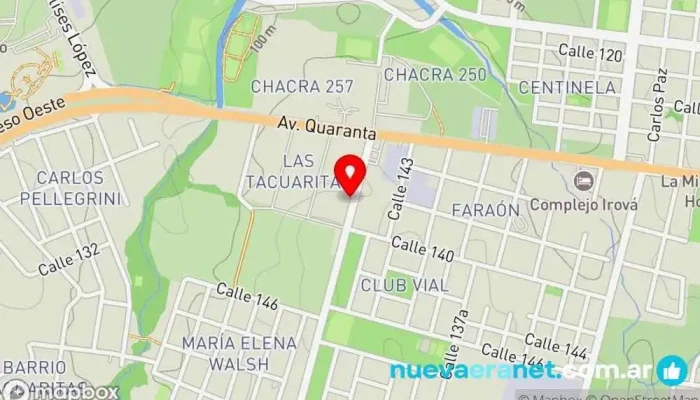 mapa de Panaderia Breton Panadería en Posadas