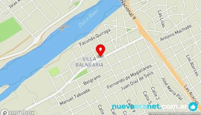 mapa de PANADERIA Briana Panadería en Termas de Río Hondo