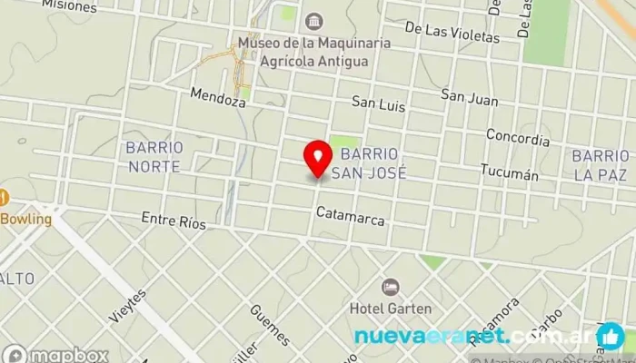 mapa de Panadería 