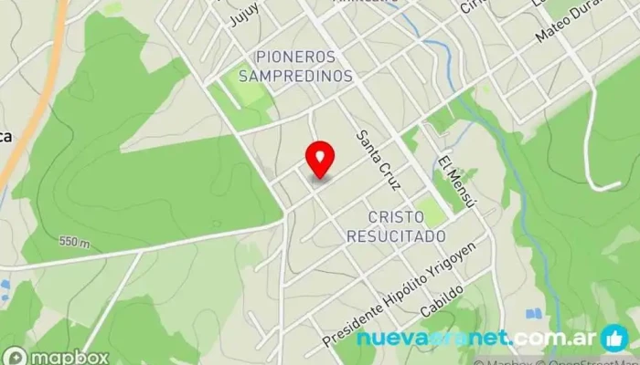 mapa de Panadería Buenos hábitos Panadería en San Pedro