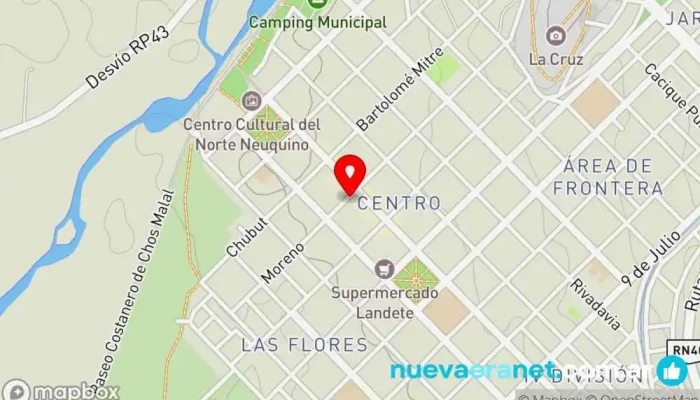 mapa de Panadería & Cafetería L'Traful Panadería en Neuquén