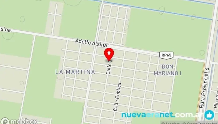 mapa de Panadería Canelle Panadería en Gral. Roca