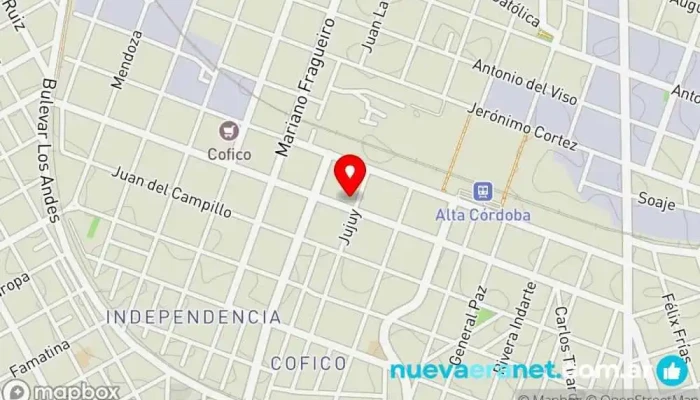 mapa de Panadería Cano Panadería en Córdoba