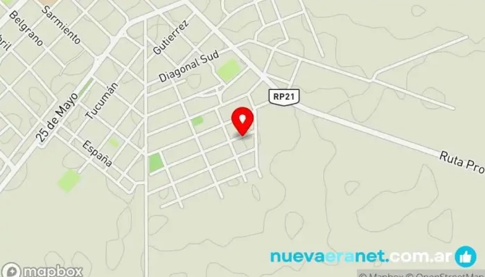 mapa de PANADERIA CASERITOS Panadería en Clodomira
